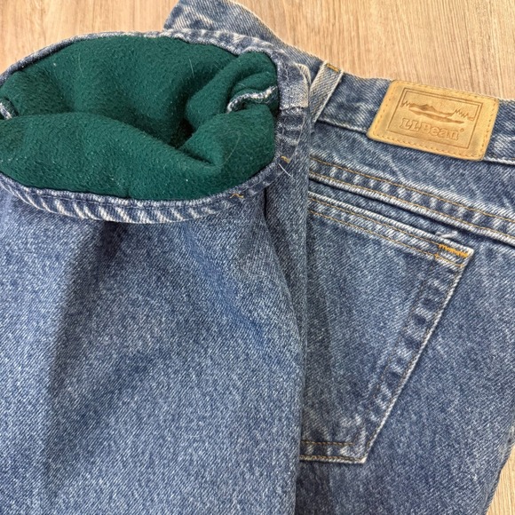L.L. Bean Other - L.L. Bean Mens 42x34 Vintage Made In USA Fleece Lined Jeans‎